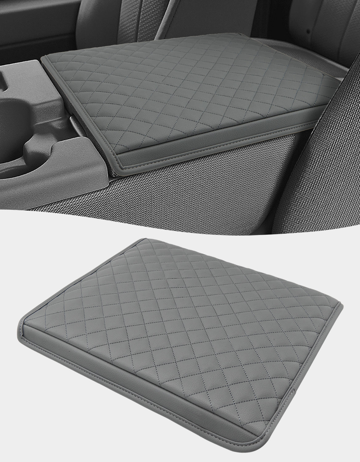 KBH Center Console Armrest Cover Pad for Jump Seat 2011-2014 Ford F150