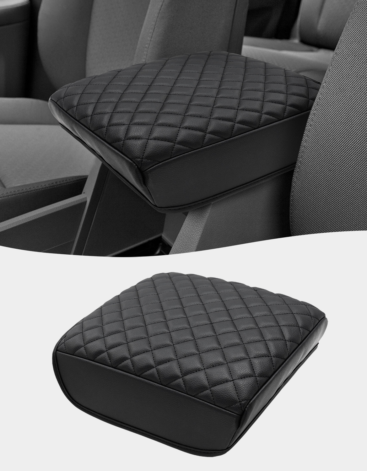 KBH Center Console Armrest Cover Cushion Pad Protector for Honda Ridgeline 2006-2014