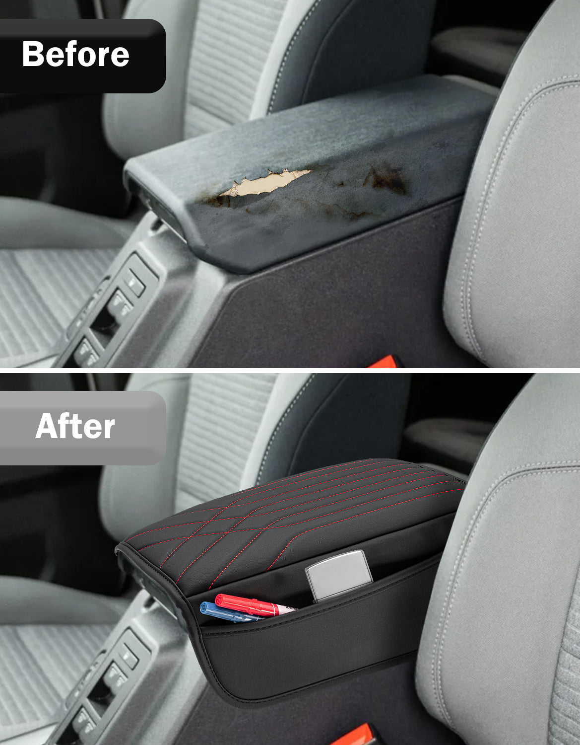 KBH Center Console Armrest Cover Pad for 2021-2026 Ford Bronco