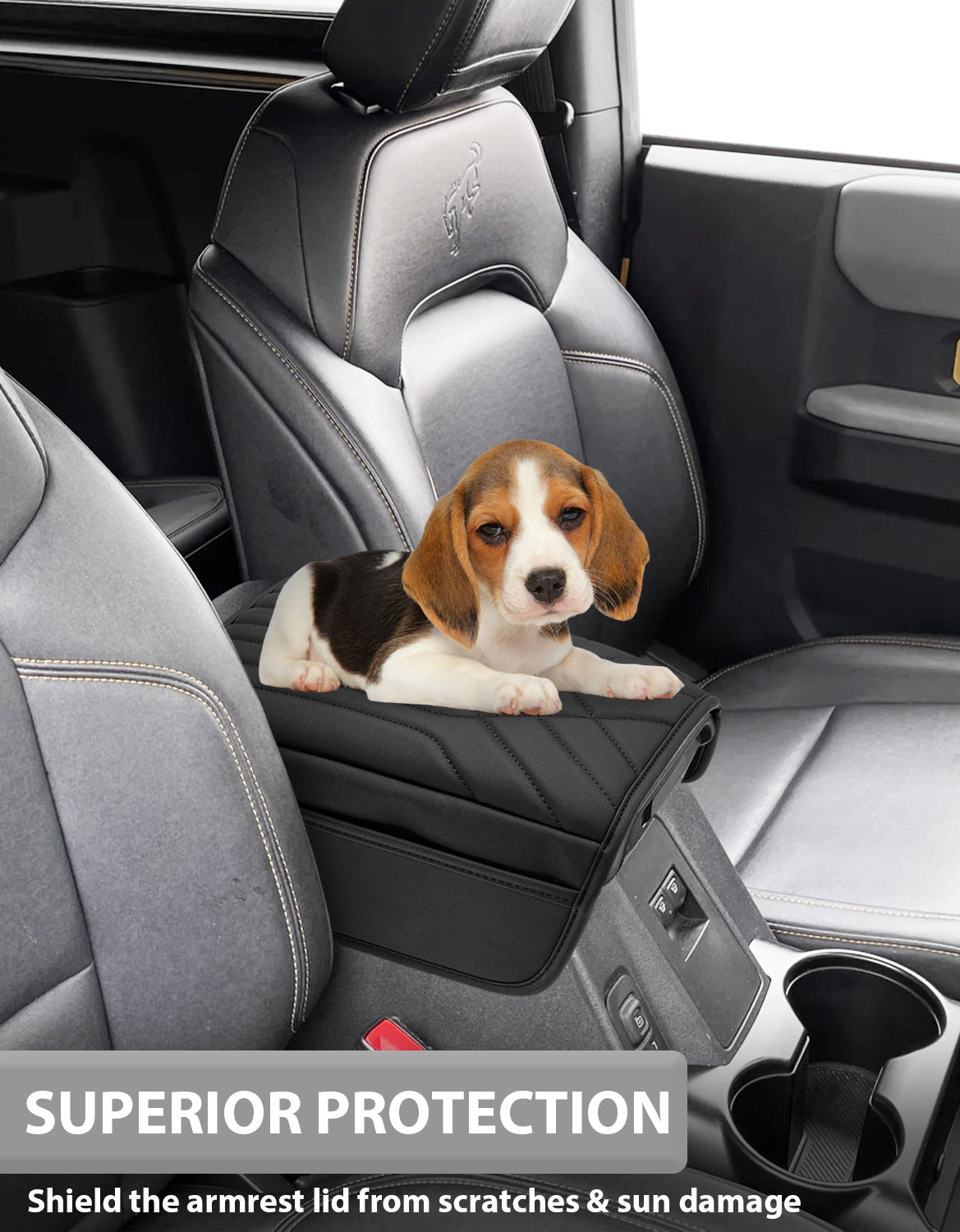 KBH Center Console Armrest Cover Pad for 2021-2026 Ford Bronco