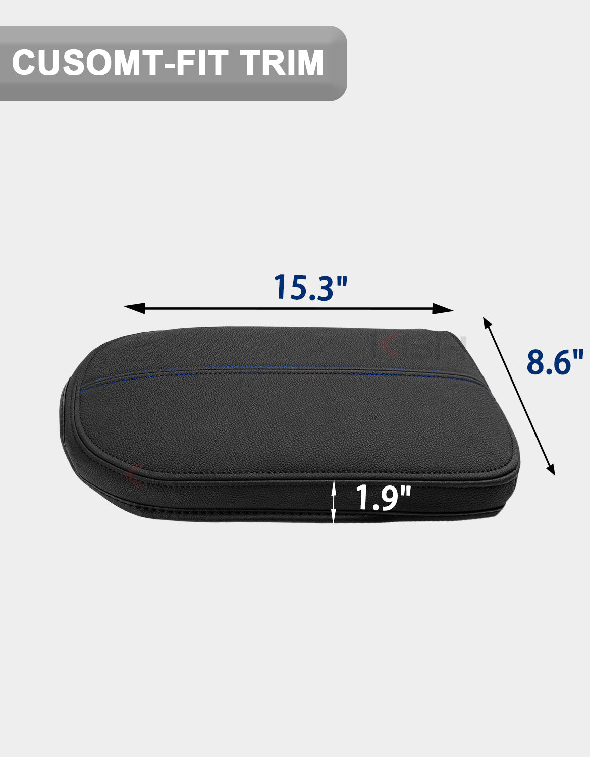 Center Console Armrest Cover Pad for Toyota Rav4 2019-2025 Inner Pocket