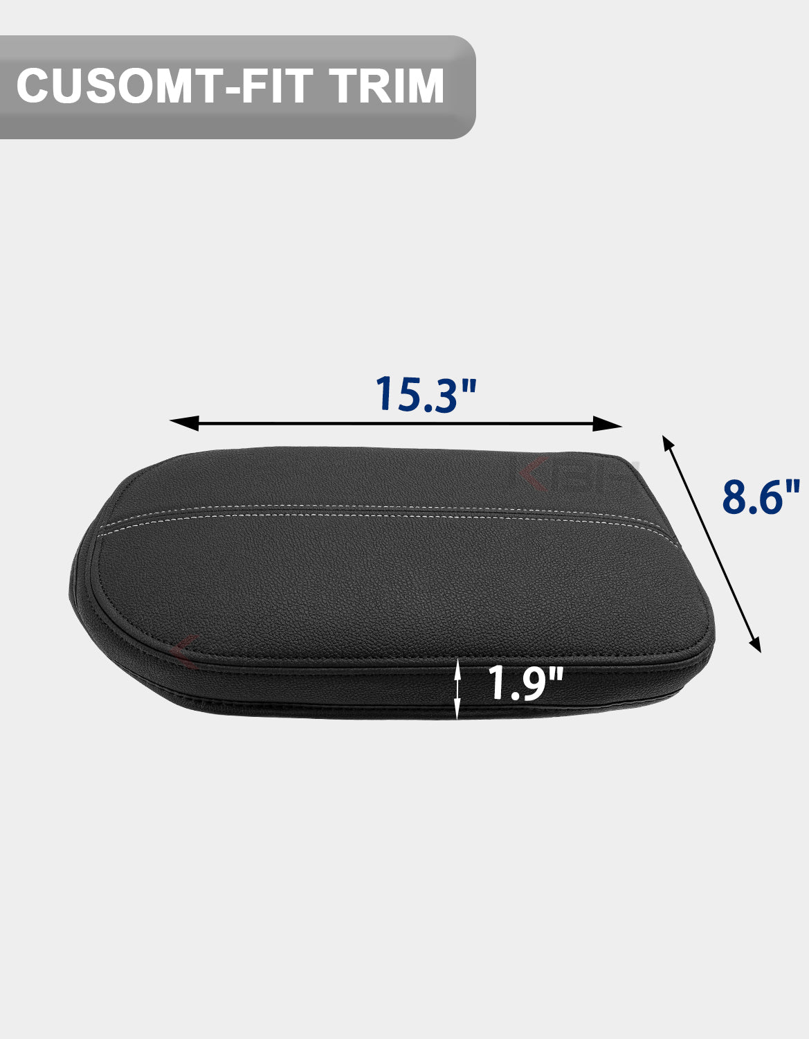 Center Console Armrest Cover Pad for Toyota Rav4 2019-2025 Inner Pocket