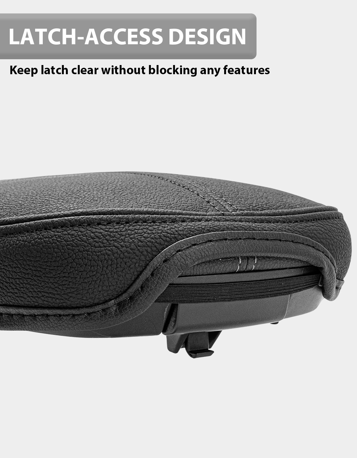Center Console Armrest Cover Pad for Toyota Rav4 2019-2025 Inner Pocket
