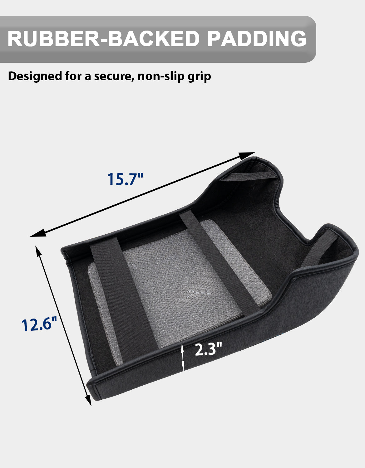 KBH Center Console Cover Pad for Bucket Seat 2011-2016 Ford F250 F350 F450 F550 Super Duty