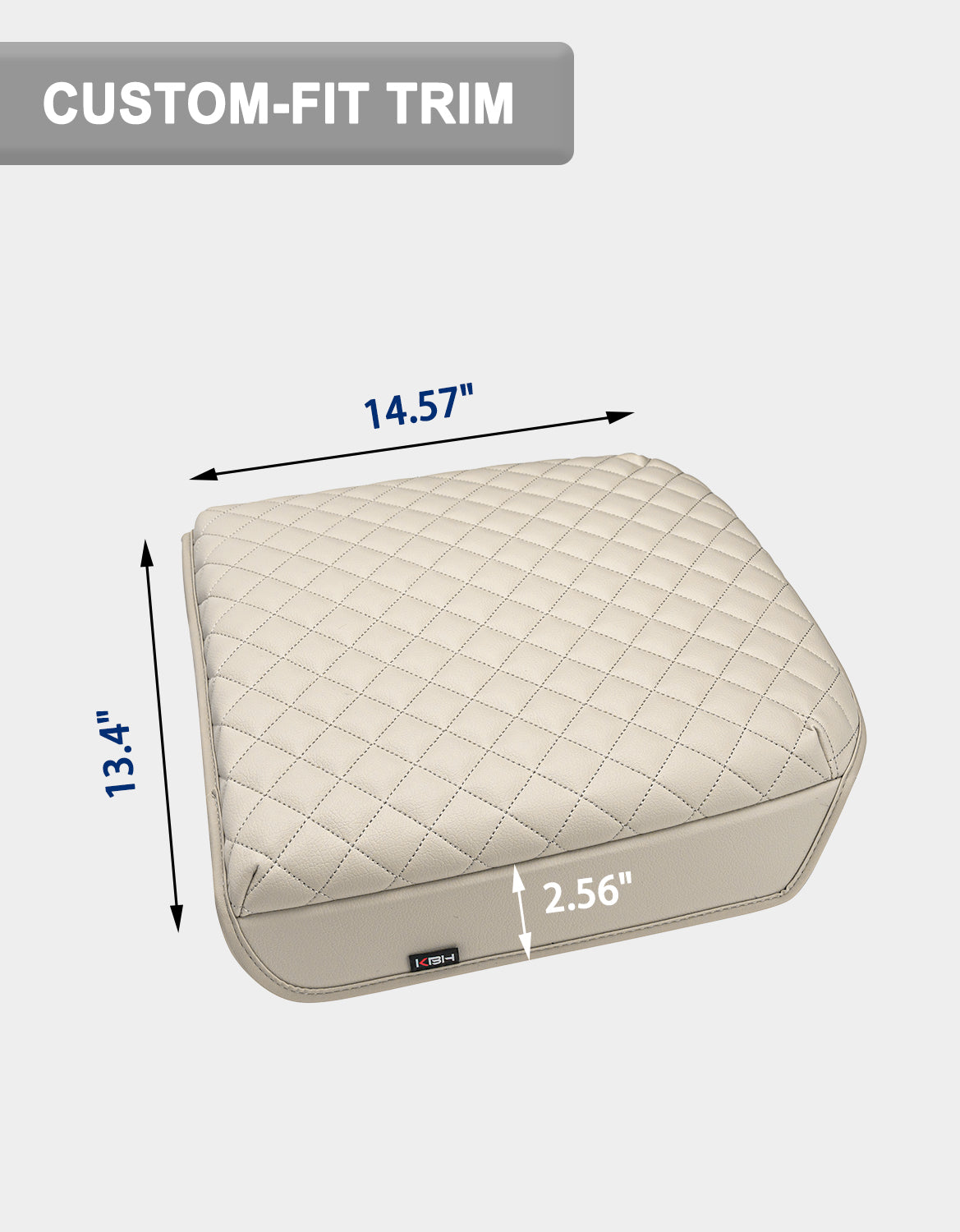 KBH Center Console Armrest Cover Pad for Bucket Seat 2019-2026 Chevy Silverado 1500 2500 3500,2019-2026 GMC Sierra 1500 2500 3500,2021-2026 Tahoe/Suburban/Yukon
