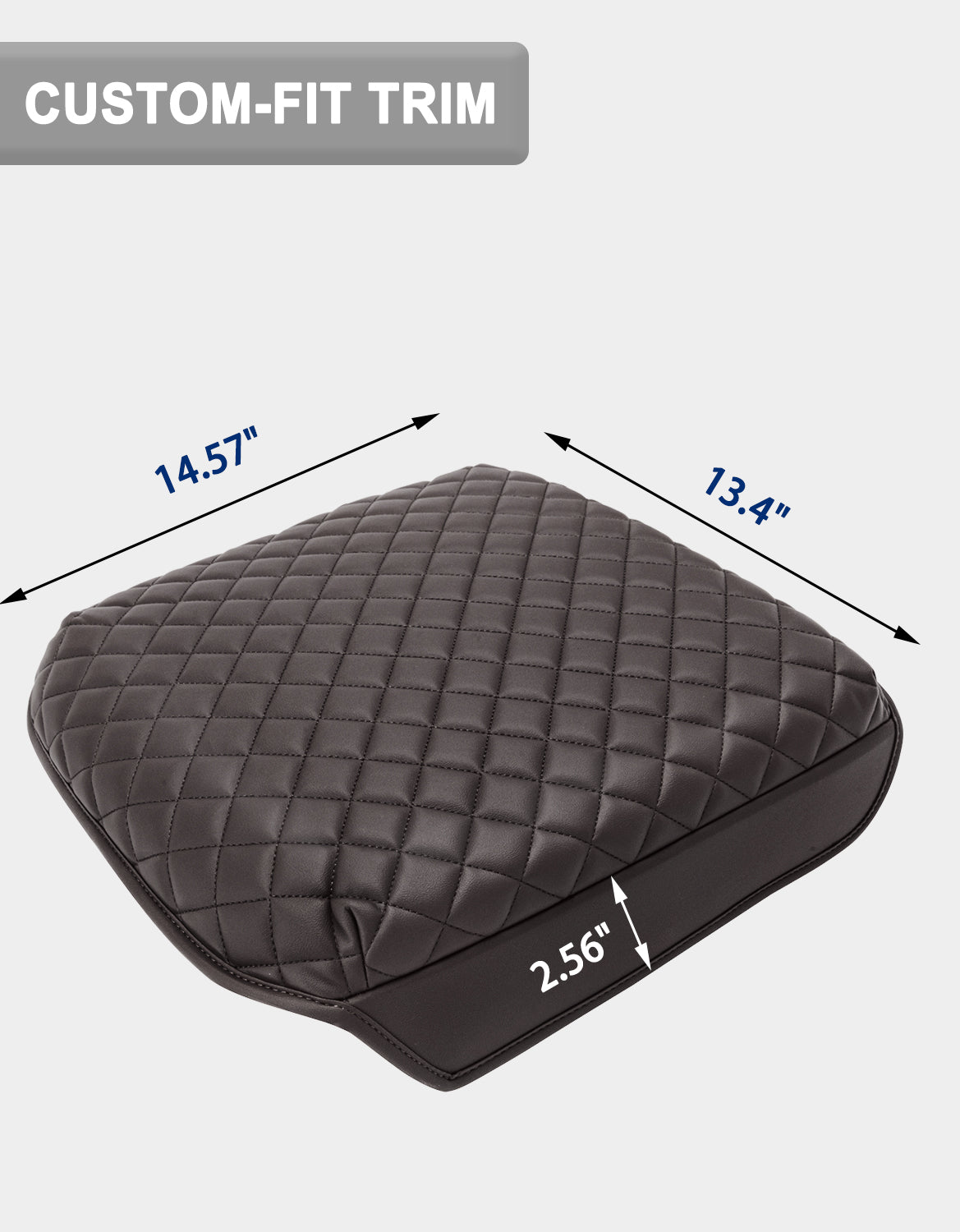 KBH Center Console Armrest Cover Pad for Bucket Seat 2019-2026 Chevy Silverado 1500 2500 3500,2019-2026 GMC Sierra 1500 2500 3500,2021-2026 Tahoe/Suburban/Yukon