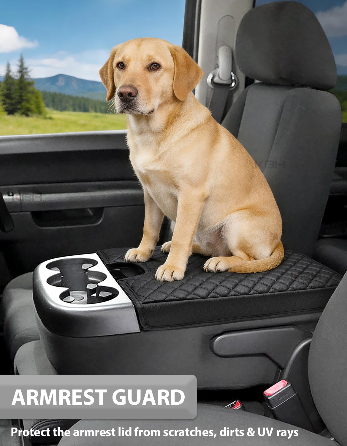 Center Console Armrest Cover for Jump Seat 2007-2013 Chevy Silverado 1500 2500 3500,2007-2013 Chevy Tahoe & Suburban,2007-2013 GMC Sierra 1500 2500 3500,2007-2013 GMC Yukon