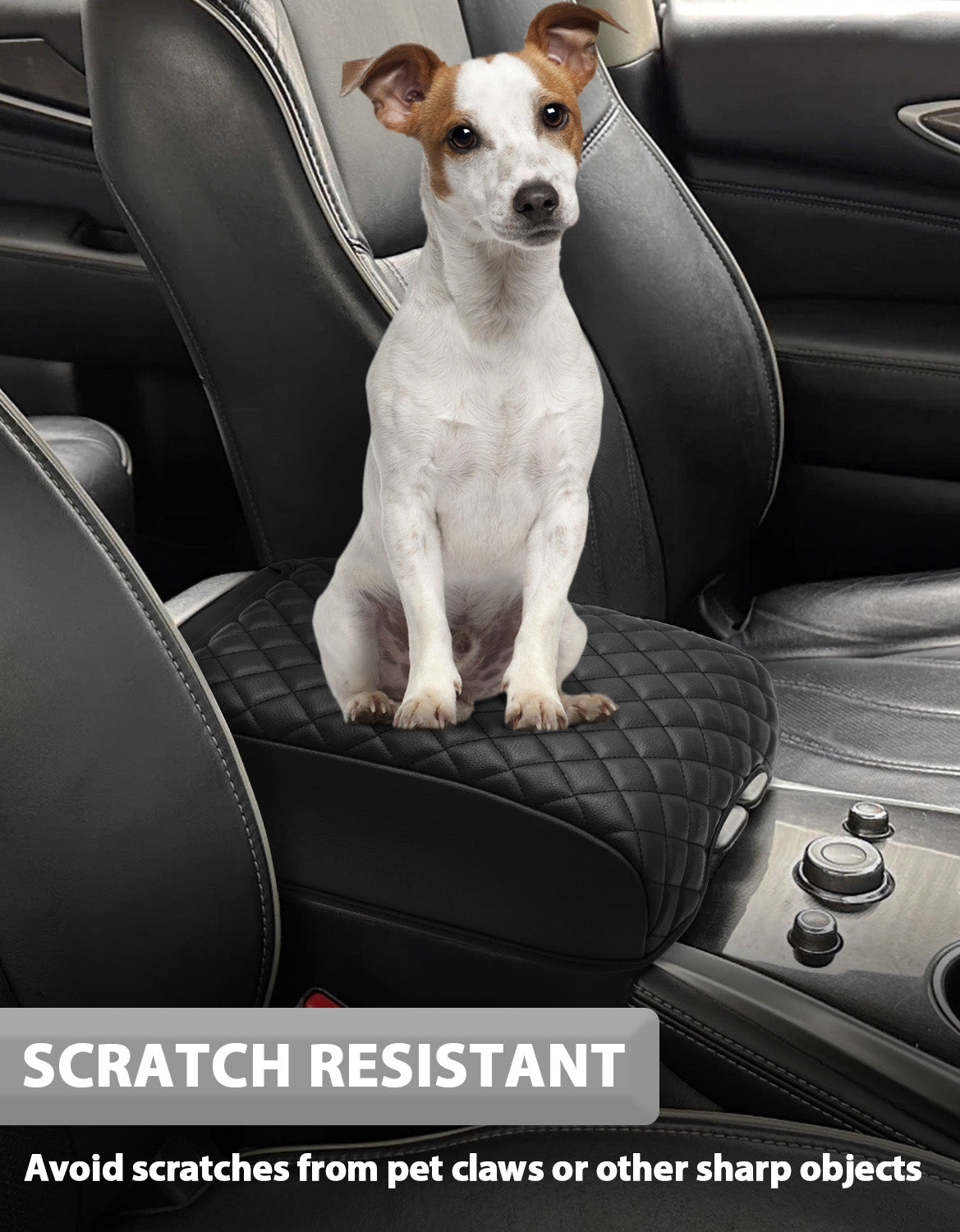 KBH Center Console Armrest Cover Cushion Pad Protector for 2013-2020 Nissan Pathfinder,2013-2020 Infiniti QX60 / JX35