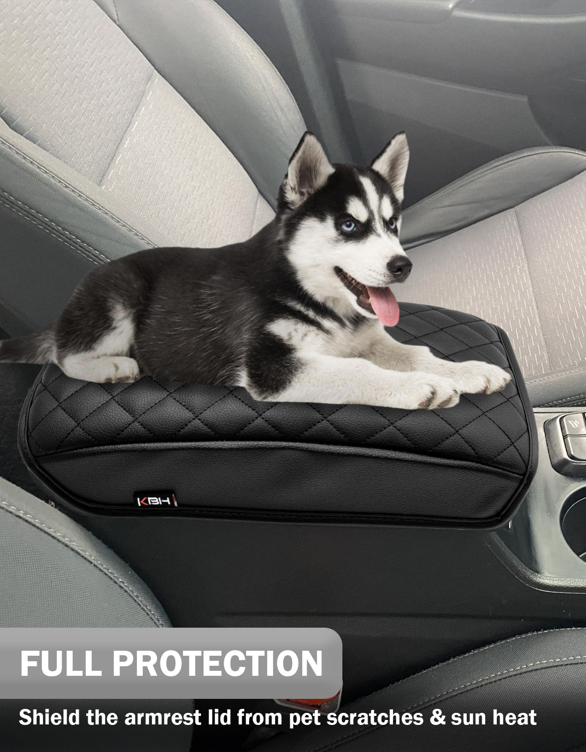 Center Console Armrest Cover for 2017-2021 Hyundai Tucson with Automatic Transmission