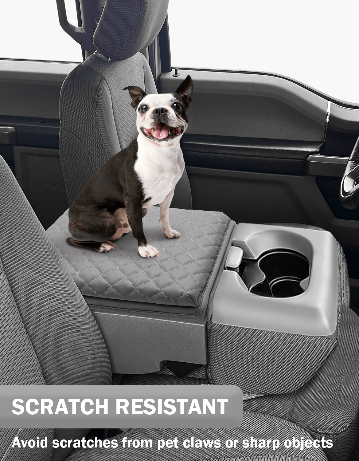 KBH Center Console Armrest Cover Pad for Jump Seat 2004-2010 Ford F150