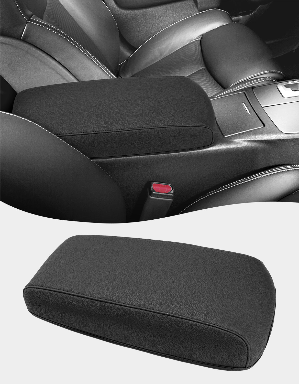 KBH Center Console Armrest Cover for 2009-2014 Nissan Maxima,2013-2018 Nissan Altima
