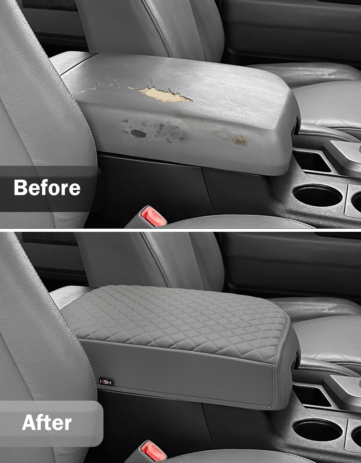 Center Console Armrest Cover Cushion Pad Protector for 2007-2013 Toyota Tundra,2008-2022 Toyota Sequoia