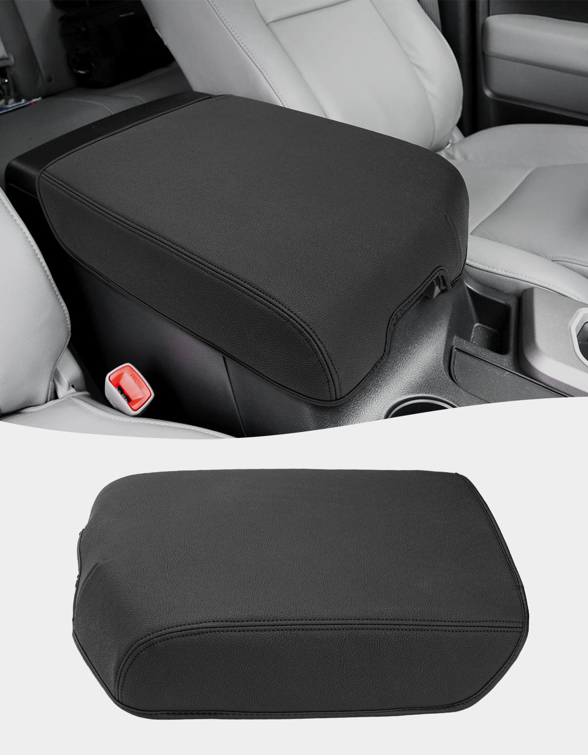 KBH Center Console Armrest Cover for 2007-2013 Toyota Tundra,2008-2022 Toyota Sequoia