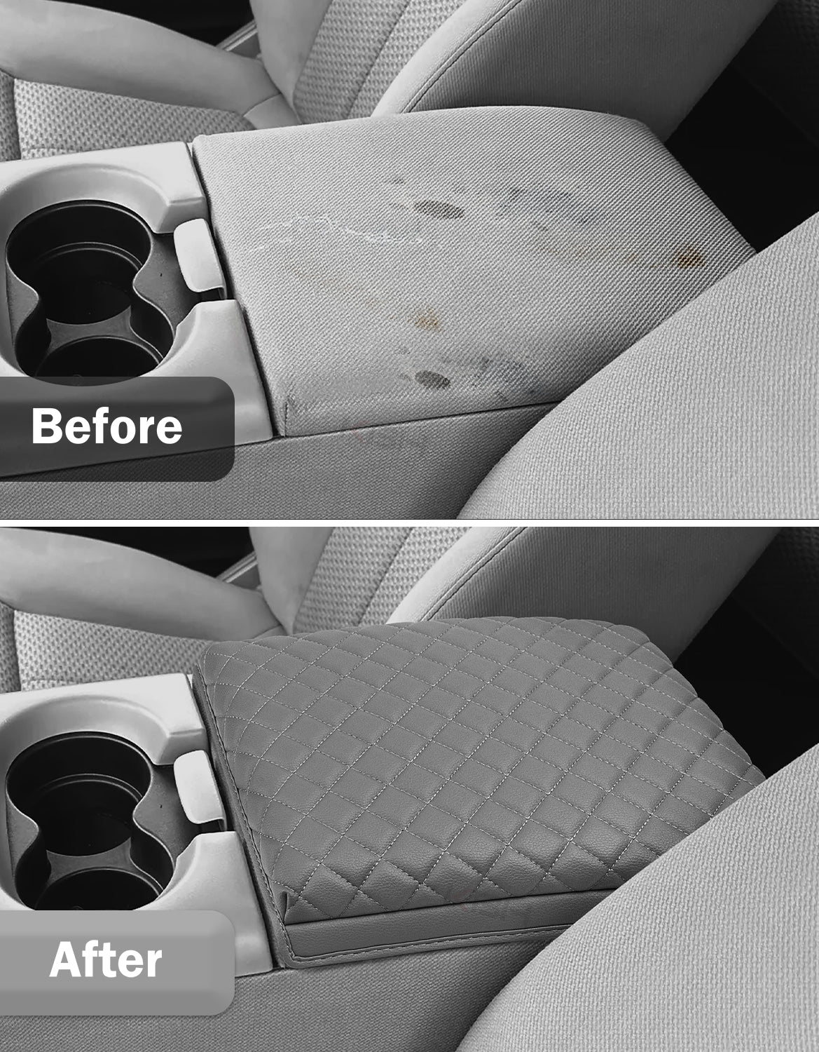 Center Console Armrest Cover Pad for Jump Seat 2004-2010 Ford F150