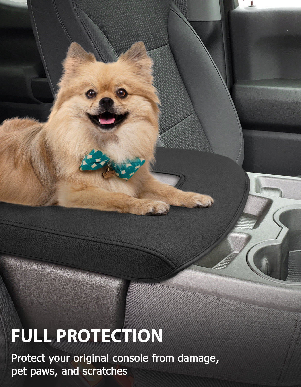 KBH Center Console Armrest Cover For Jump Seat 2019-2026 Chevy Silverado 1500 2500 3500,2019-2026 GMC Sierra 1500 2500 3500