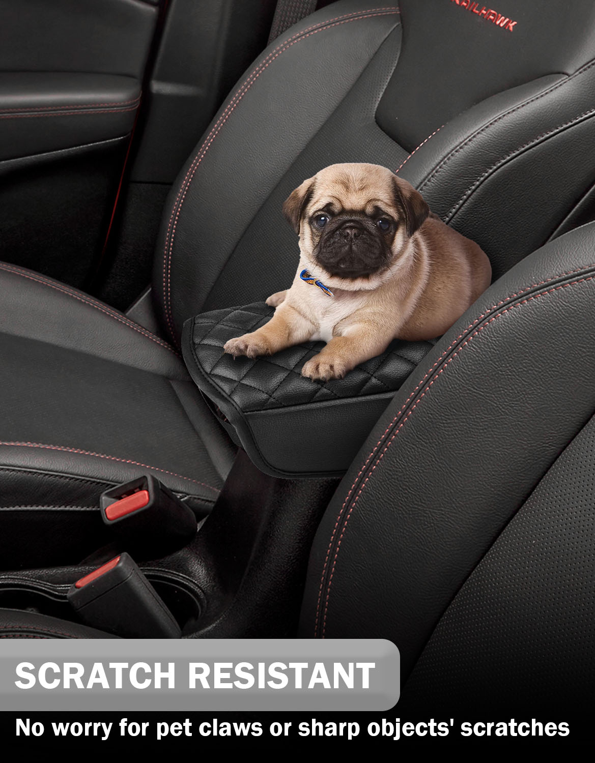 KBH Center Console Cover for 2017-2021 Jeep Compass