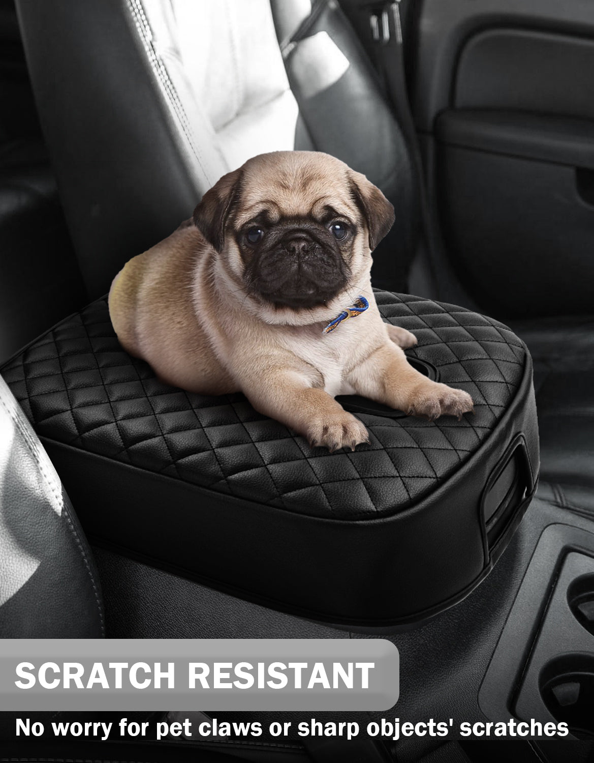 KBH Center Console Armrest Cover for Bucket Seat 2007-2014 Chevy Silverado 1500 2500 3500,2007-2014 Chevy Avalanche & Suburban & Tahoe,2007-2014 GMC Sierra 1500 2500 3500,2007-2014 GMC Yukon