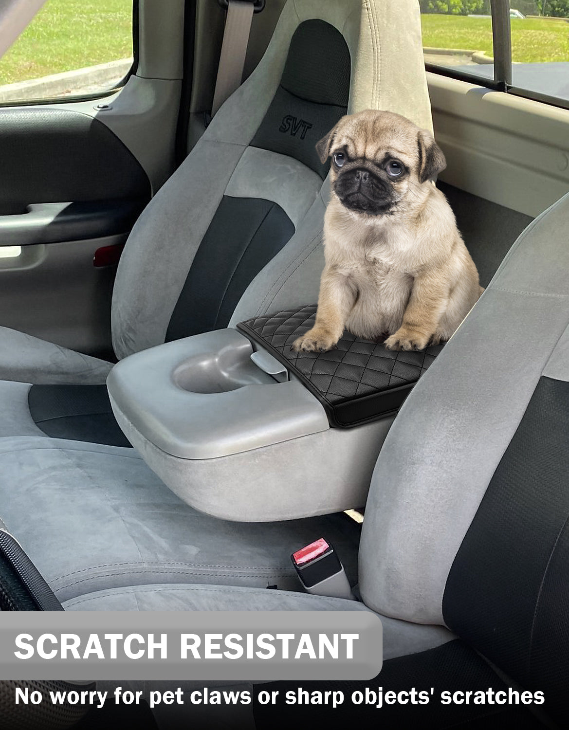 KBH Center Console Armrest Cover Pad for jump Seat 1997-2003 Ford F150