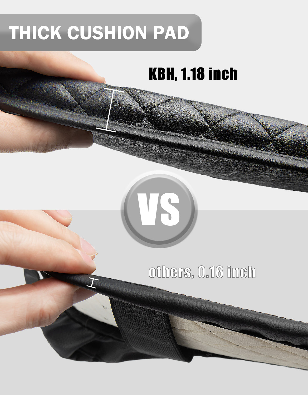 KBH Center Console Armrest Cover Pad Cushion Protector for 2020-2026 Ford Escape,2021-2026 Ford Bronco Sport CX430