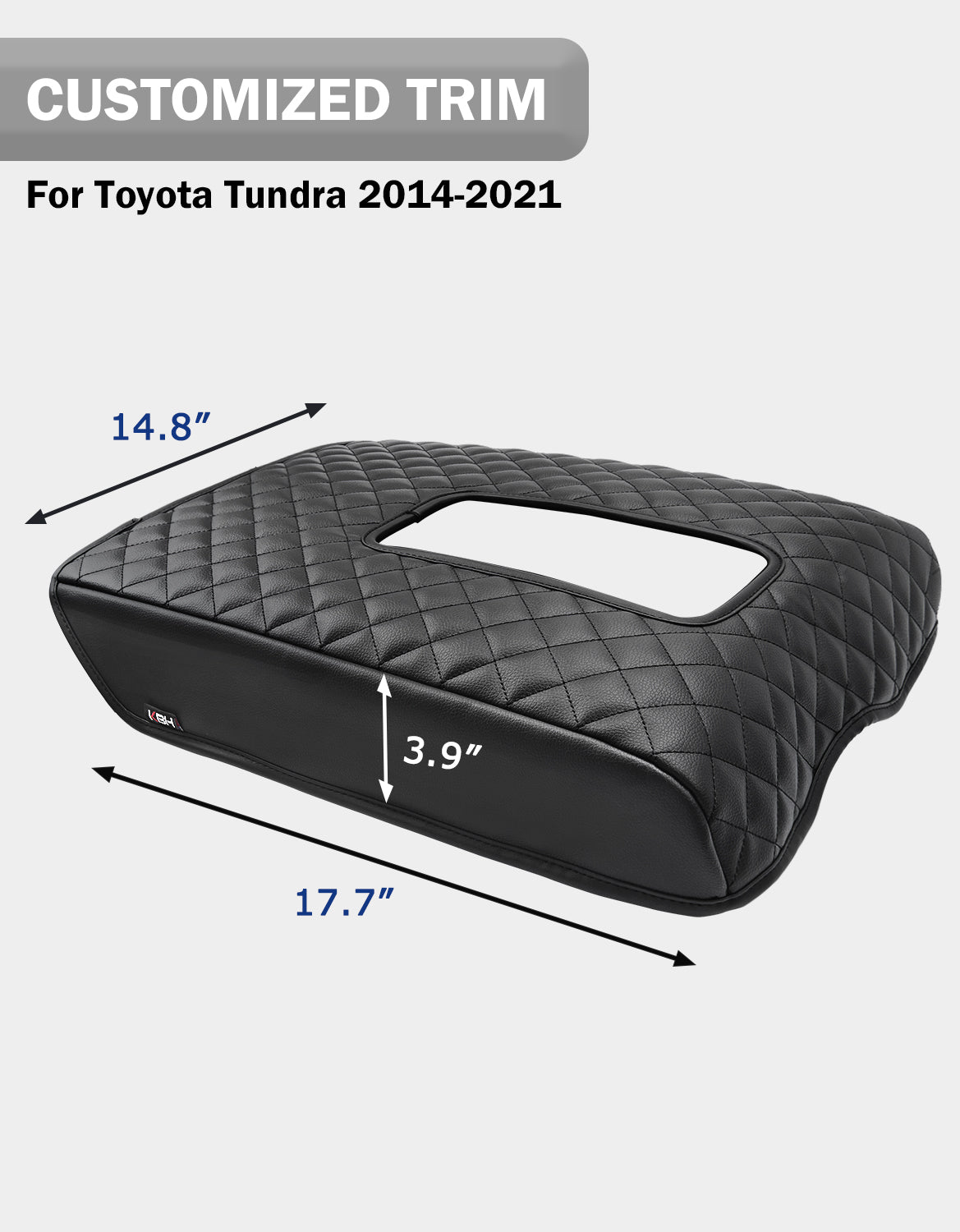 KBH Center Console Armrest Cover for 2014-2021 Toyota Tundra