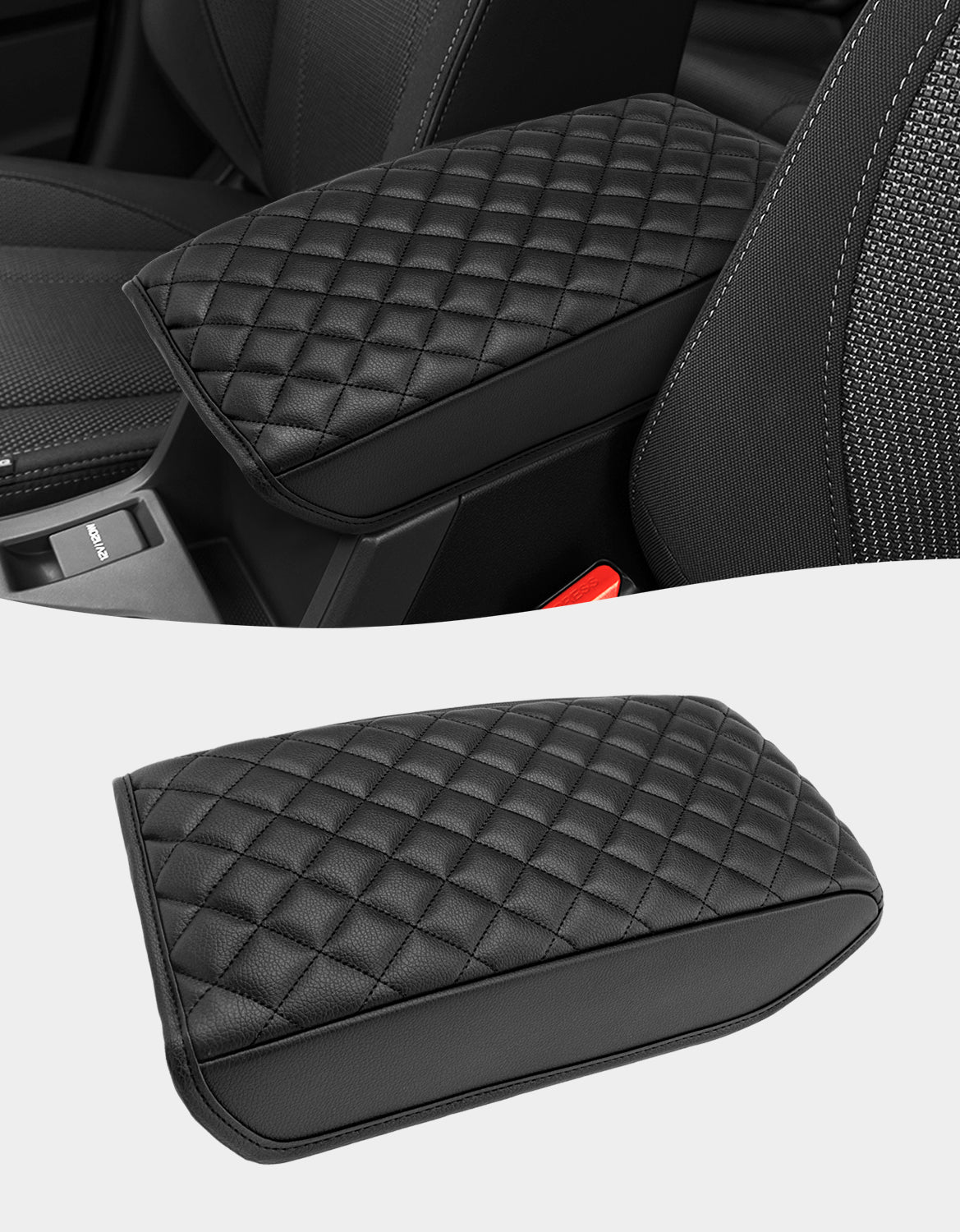 KBH Center Console Armrest Cover Cushion Pad for 2024-2025 Subaru Impreza & Crosstrek