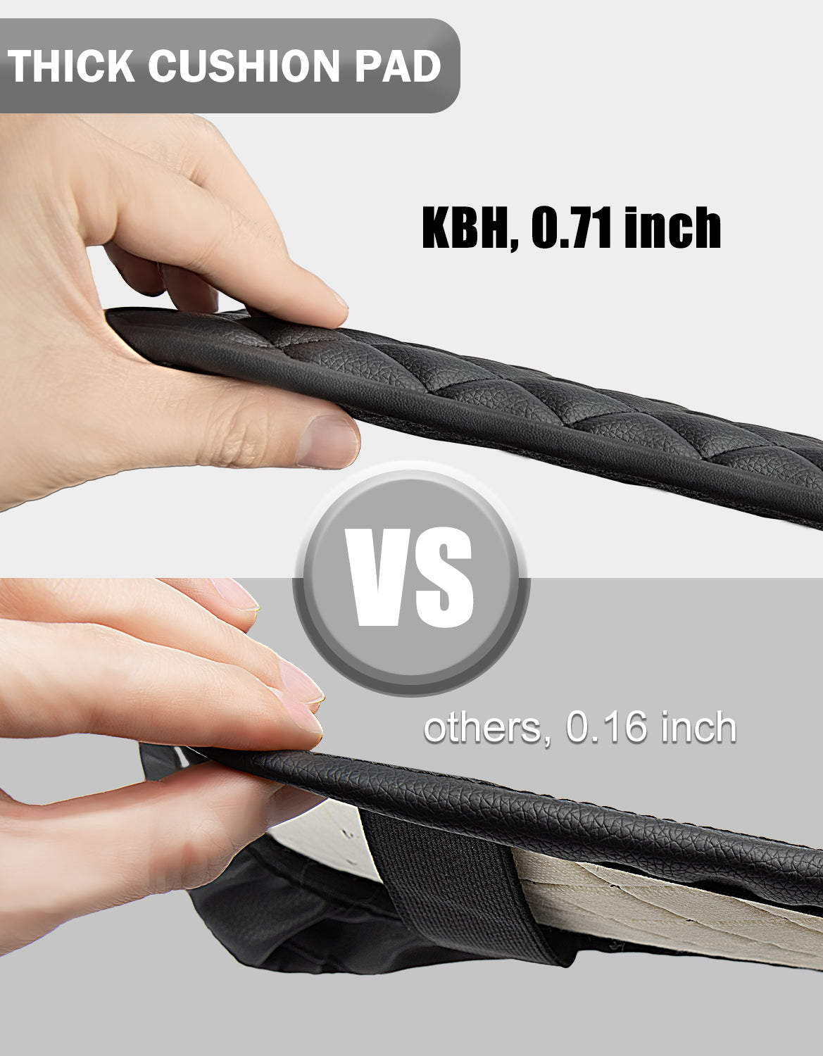 KBH Center Console Armrest Cover Cushion Pad Protector for 2007-2013 Toyota Tundra,2008-2022 Toyota Sequoia