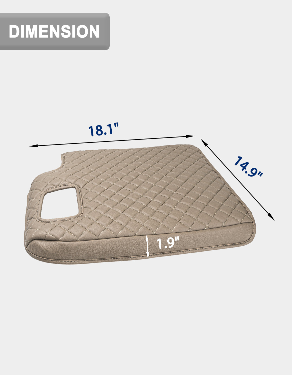 Center Console Armrest Cover Pad for Jump Seat 1999-2001 Ford F250 F350 F450 Super Duty