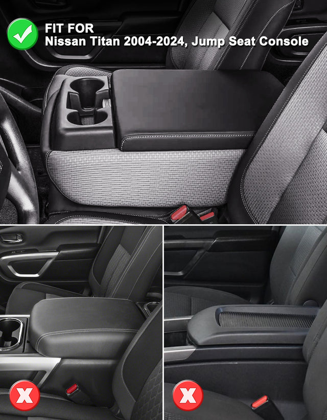 Center Console Armrest Cover for Nissan Titan 2004-2024