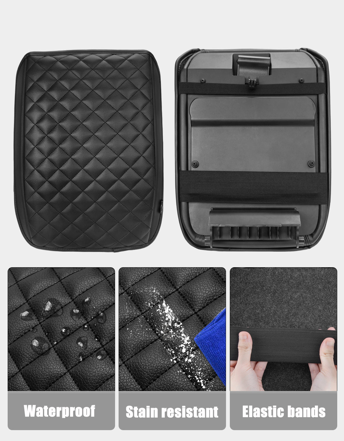 KBH Center Console Armrest Cover Pad Cushion Protector for 2020-2026 Ford Explorer