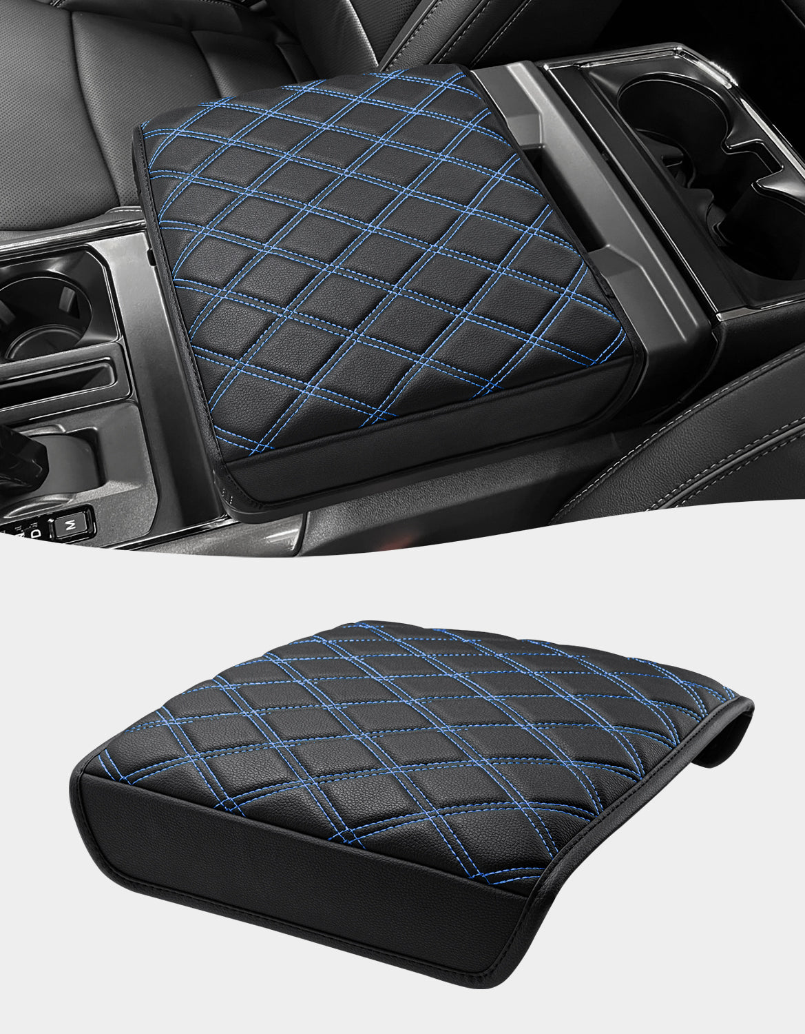 KBH Center Work Surface Armrest Cushion for 2021-2026 Ford F150, 2022-2026 F150 Lightning