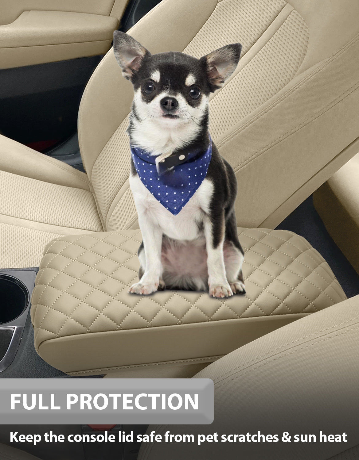 KBH Center Console Armrest Cover for Hyundai Sonata 2015-2019