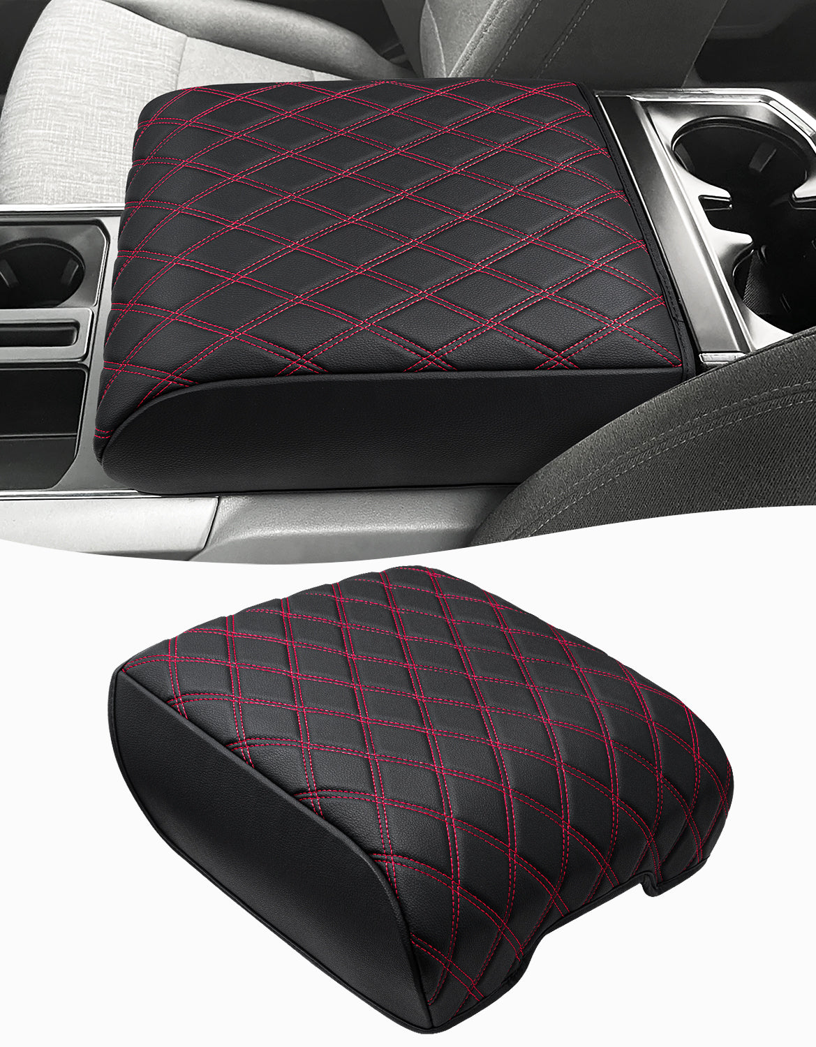 KBH Center Console Armrest Cover Pad for Bucket Seat 2021-2025 Ford F-150