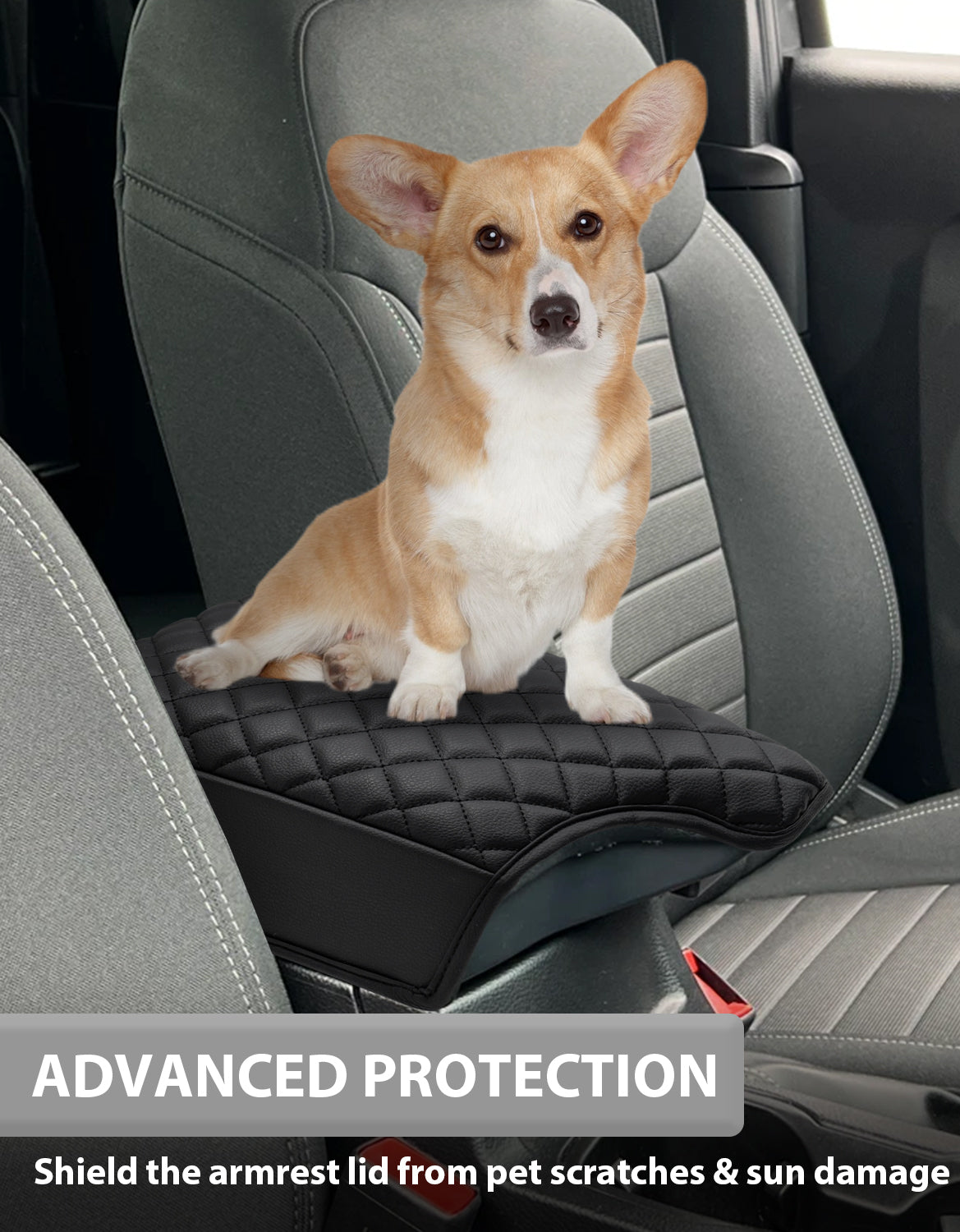 KBH Center Console Cover Pad for Ford Ranger 2019-2023