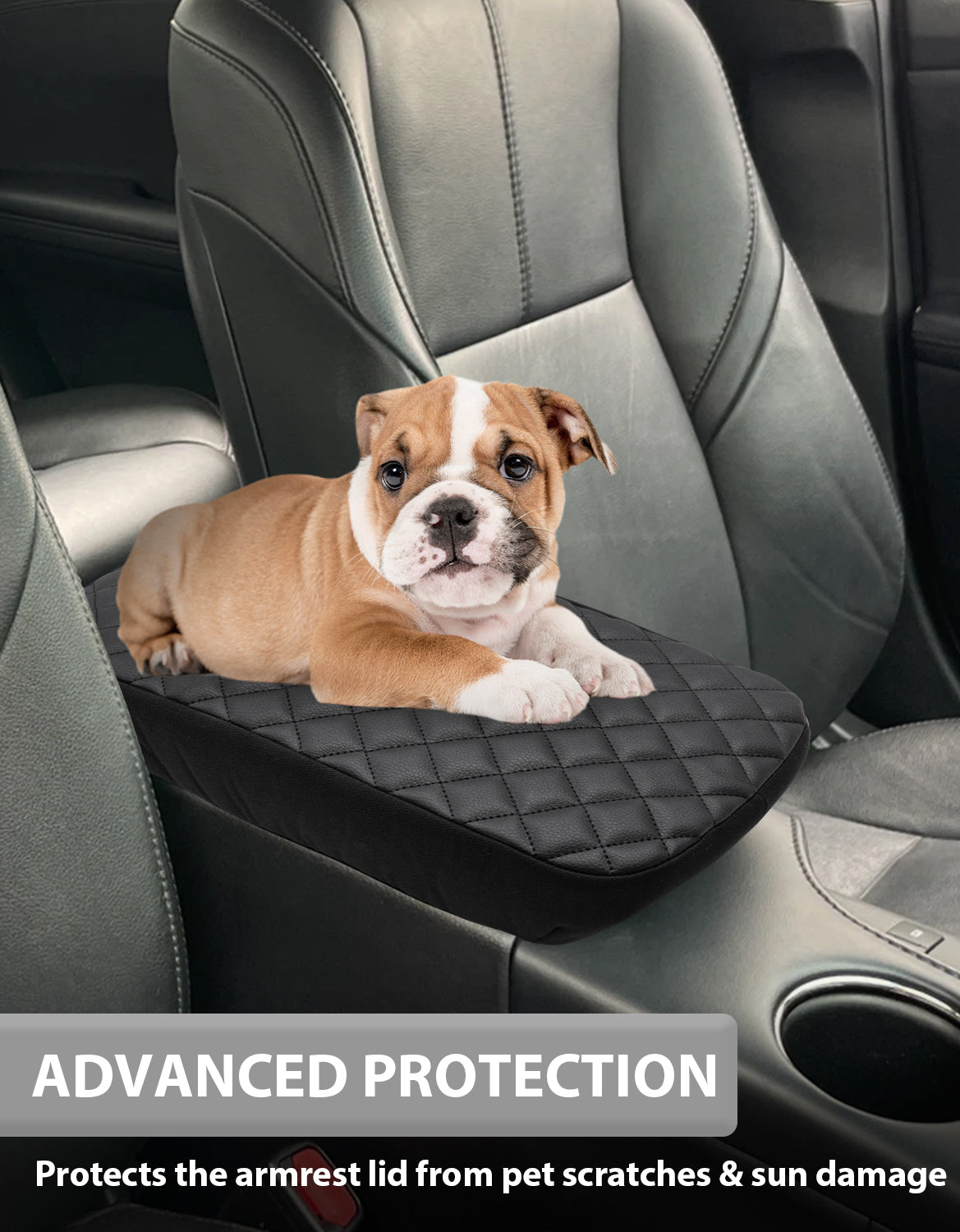 KBH Black Center Console Cover for Toyota Avalon 2013-2018