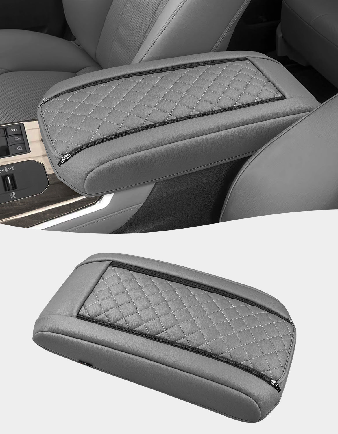 Center Console Armrest Cover Pad for Toyota Highlander 2020-2025