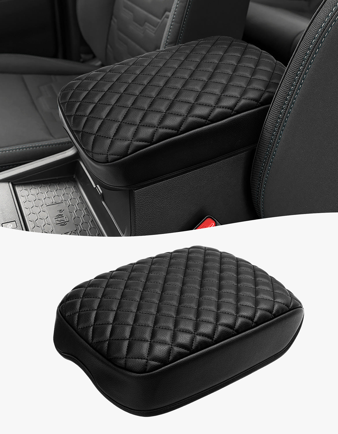 KBH Center Console Armrest Cover Pad for Nissan Frontier 2022-2025