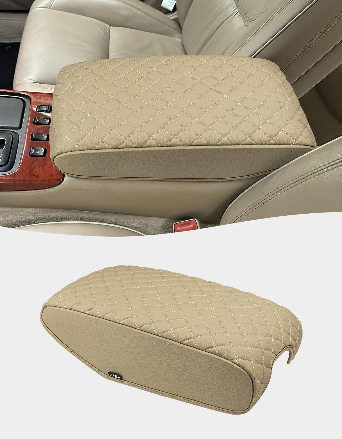 KBH Center Console Armrest Cover Pad for 1998-2005 Lexus GS300 GS400 GS430