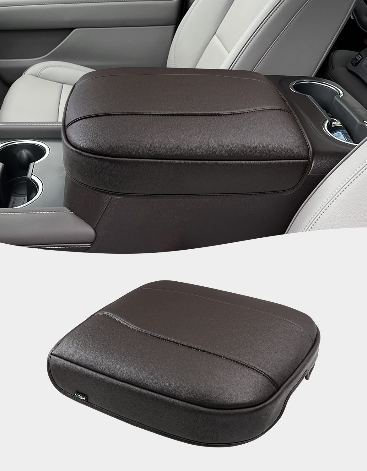 Thick Version Center Console Cushion Cover for Bucket Seat 2019-2026 GMC Sierra 1500 2500 3500,2019-2026 Chevy Silverado 1500 2500 3500, 2021-2026 Tahoe/Suburban/Yukon