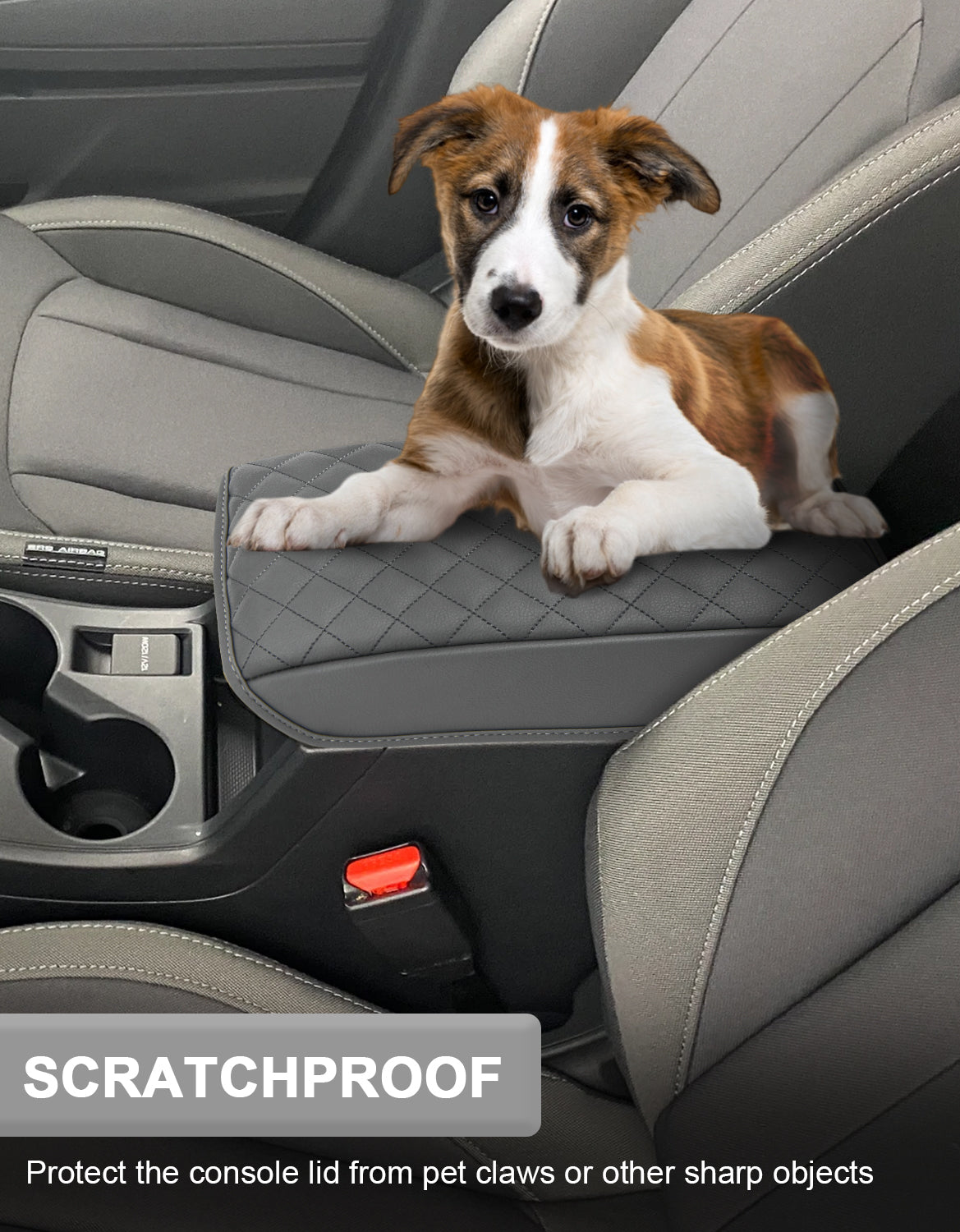 KBH Center Console Armrest Cover Cushion Pad for 2024-2025 Subaru Impreza & Crosstrek