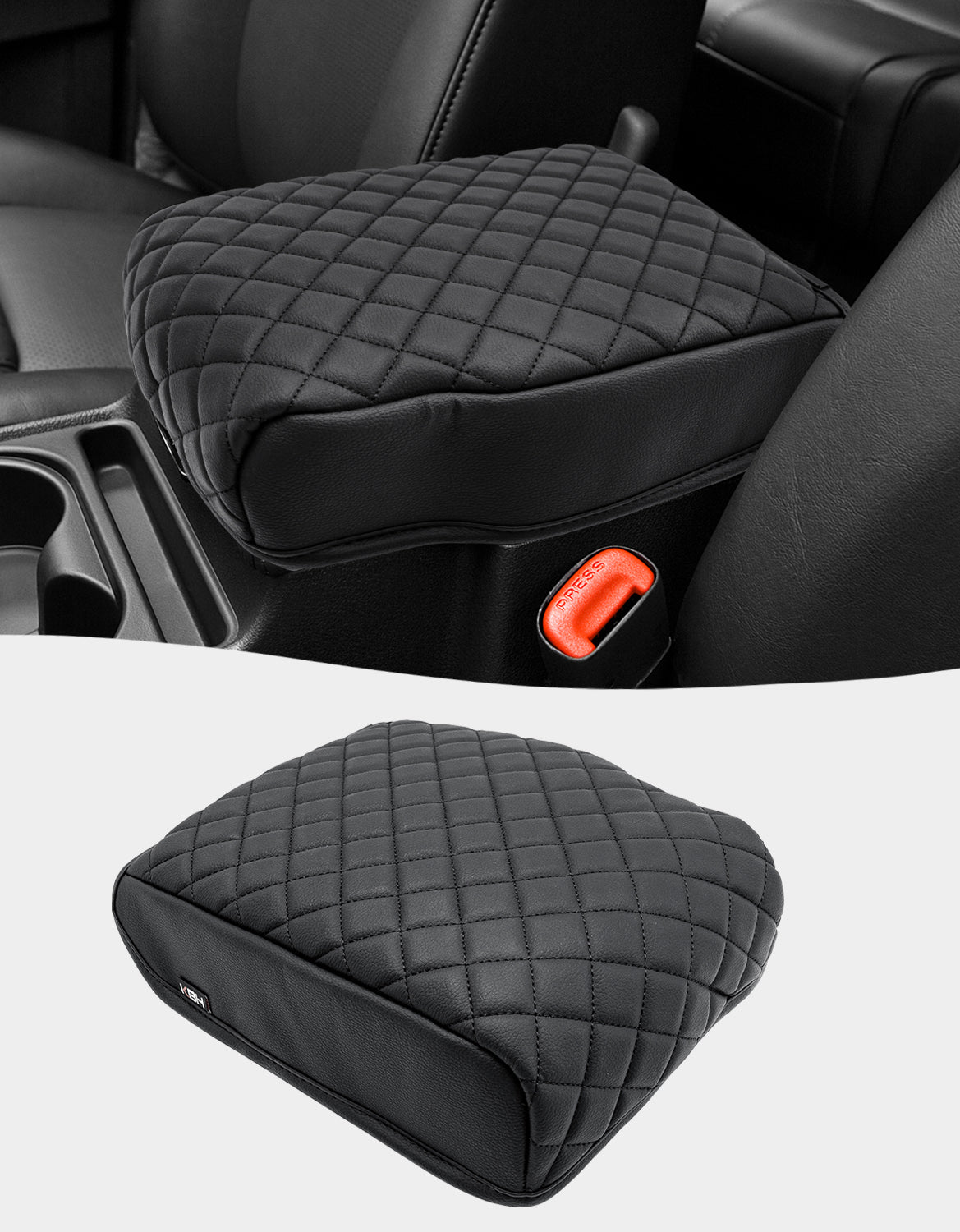 KBH Center Console Armrest Cover for 2005-2010 Jeep Grand Cherokee,2005-2010 Jeep Commander