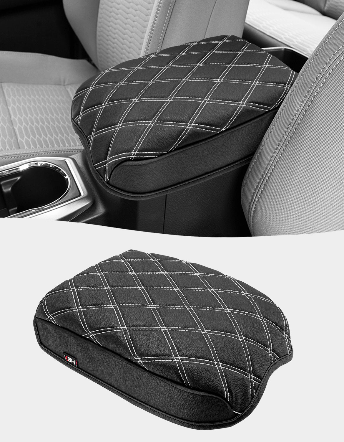 Center Console Armrest Cover Cushion Protector for Toyota Tacoma 2016-2023