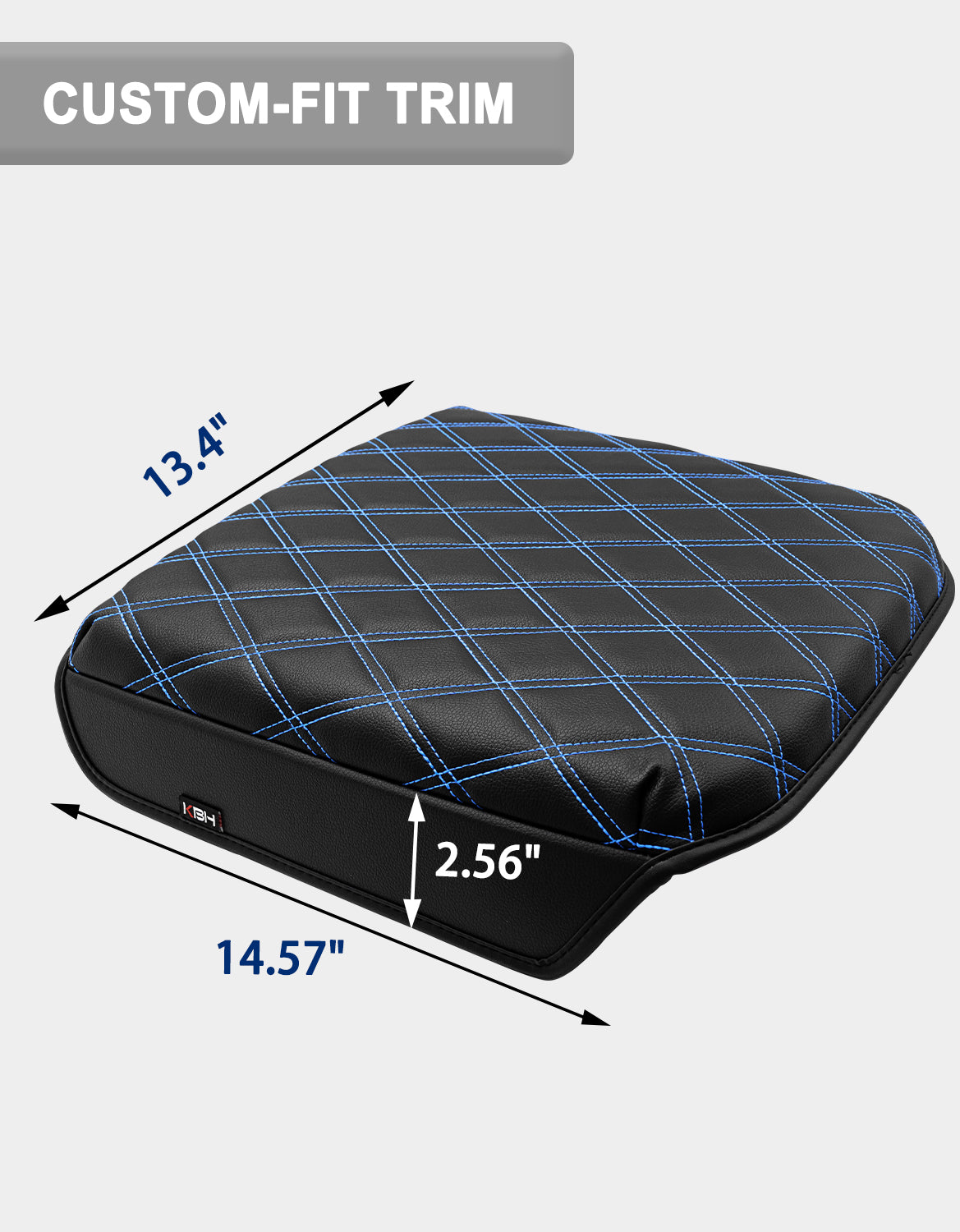 KBH Center Console Armrest Cover Pad for Bucket Seat 2019-2025 Chevy Silverado 1500 2500 3500,2019-2025 GMC Sierra 1500 2500 3500,2021-2025 Tahoe/Suburban/Yukon