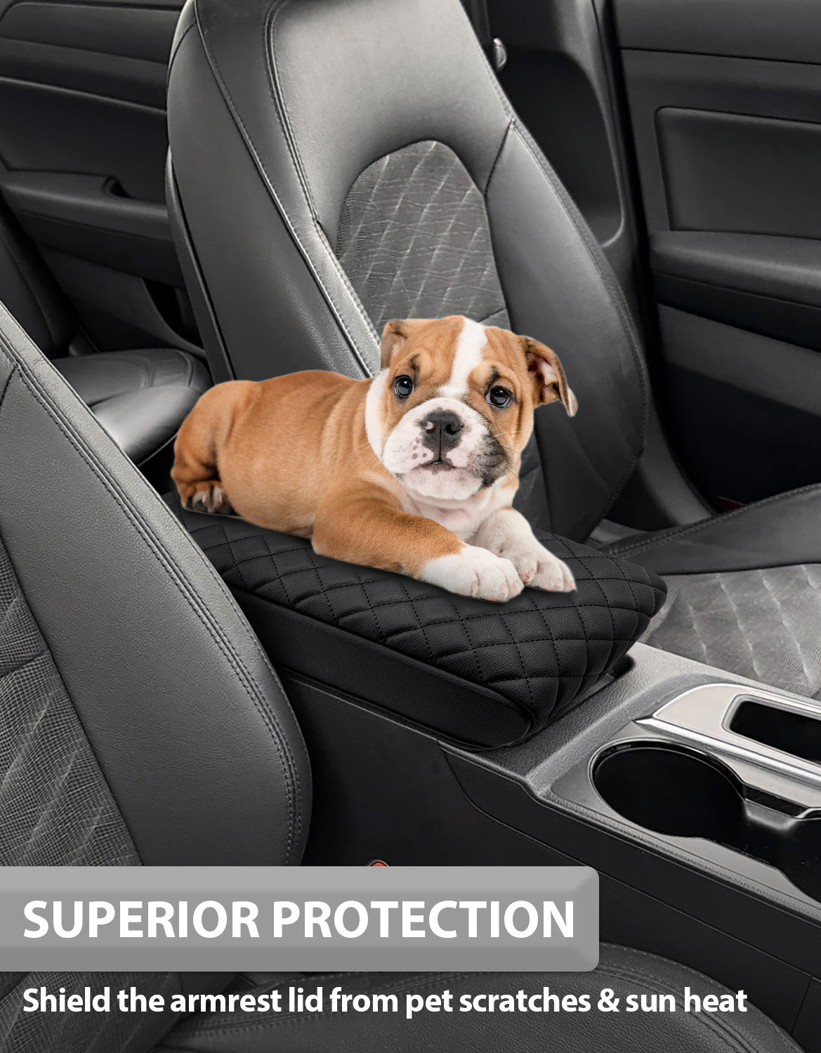 KBH Center Console Armrest Cover for Hyundai Sonata 2015-2019