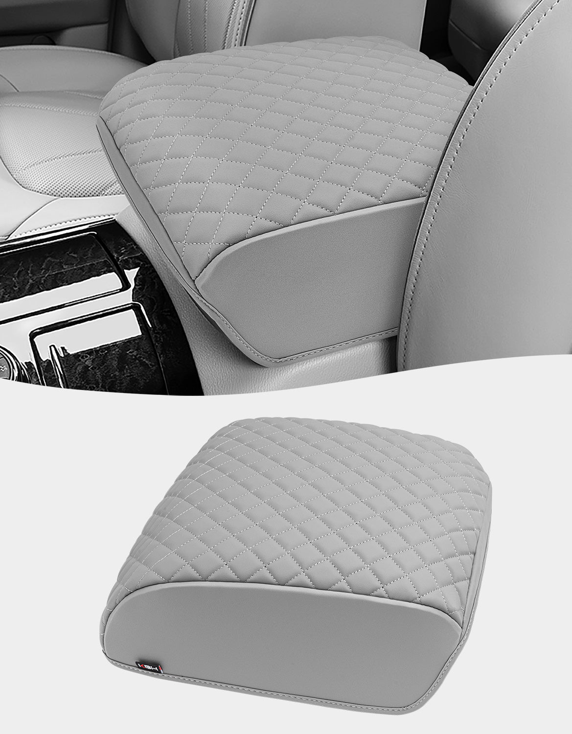 KBH Center Console Armrest Cover Pad Protector for Infiniti QX56 2011-2017, Infiniti QX80 2011-2017