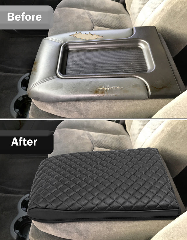 KBH Center Console Armrest Cover for Jump Seat 1999-2007 Chevy Silverado 1500 2500 3500,1999-2007 GMC Sierra 1500 2500 3500,2002-2006 Avalanche & Suburban & Tahoe