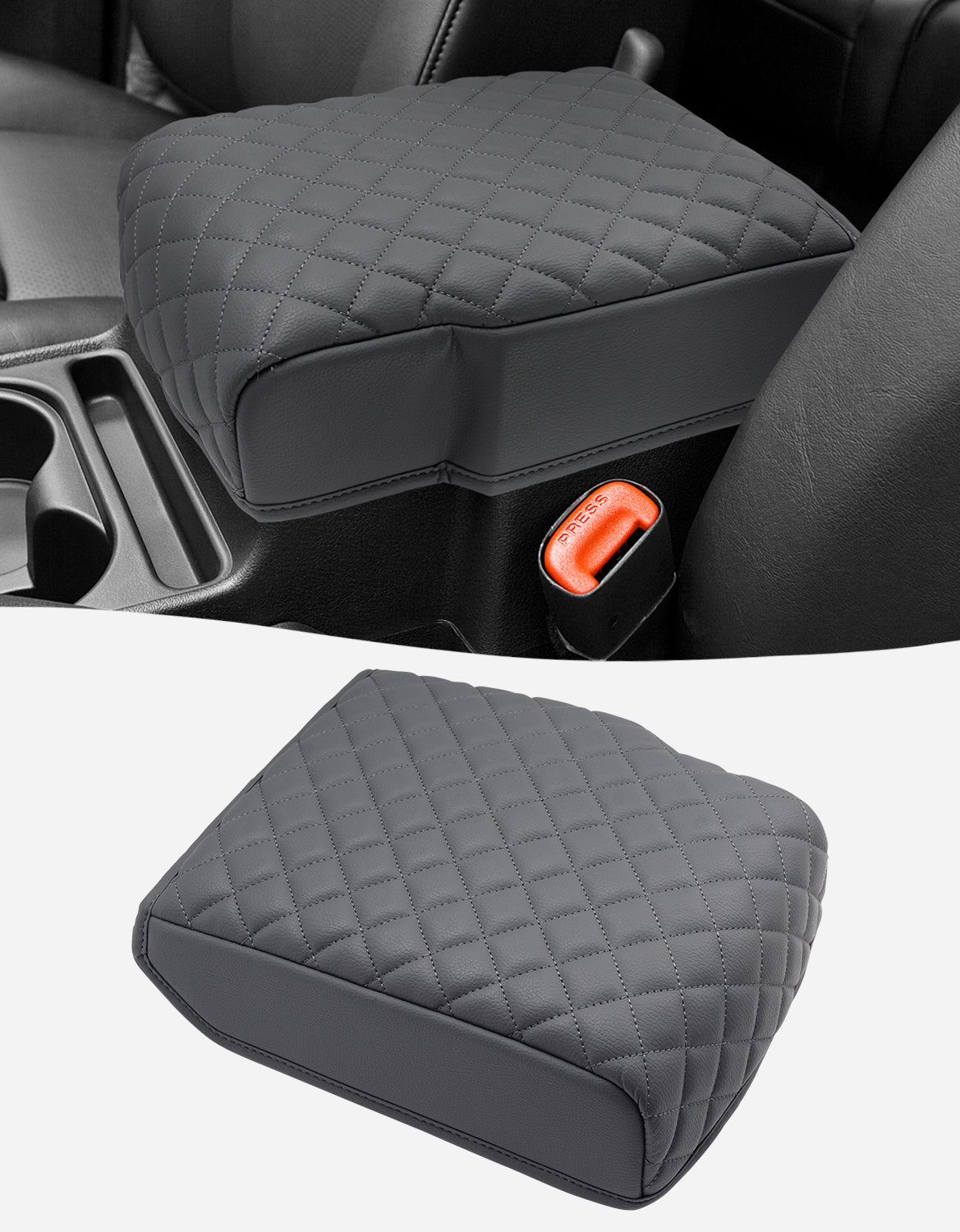 KBH Center Console Armrest Cover for 2005-2010 Jeep Grand Cherokee,2005-2010 Jeep Commander