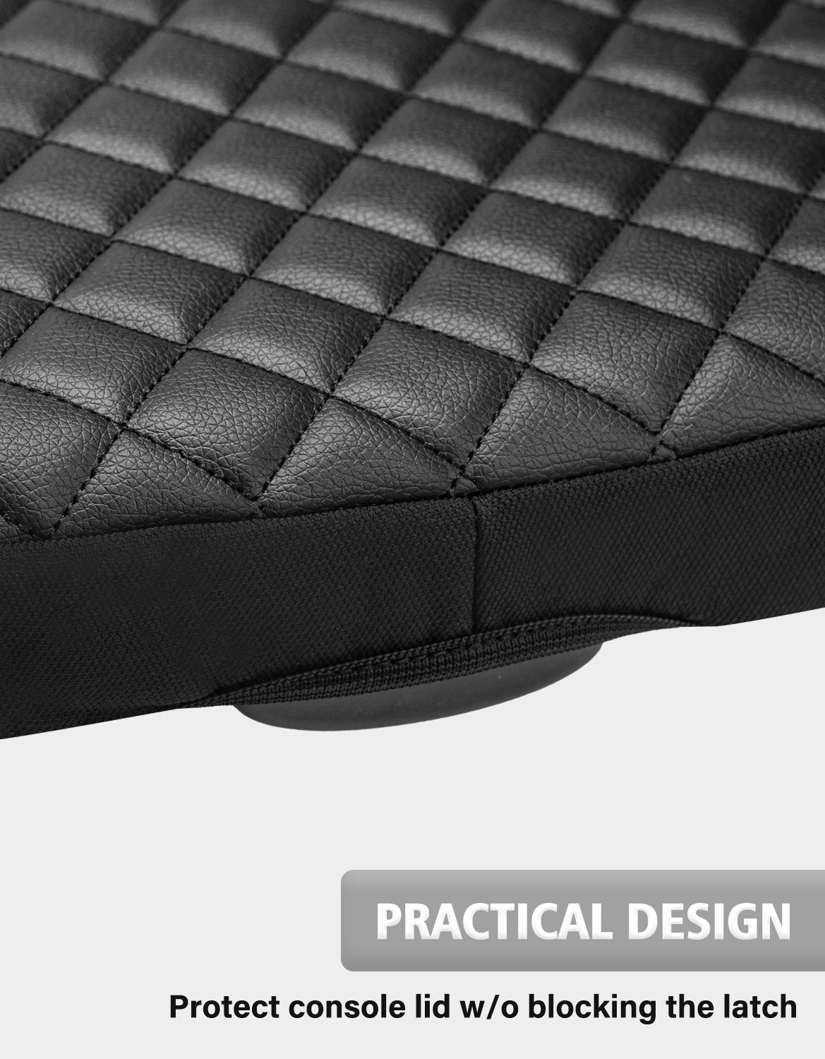 KBH Center Console Armrest Cover Pad for Jump Seat 2002-2012 Dodge Ram 1500 2500 3500