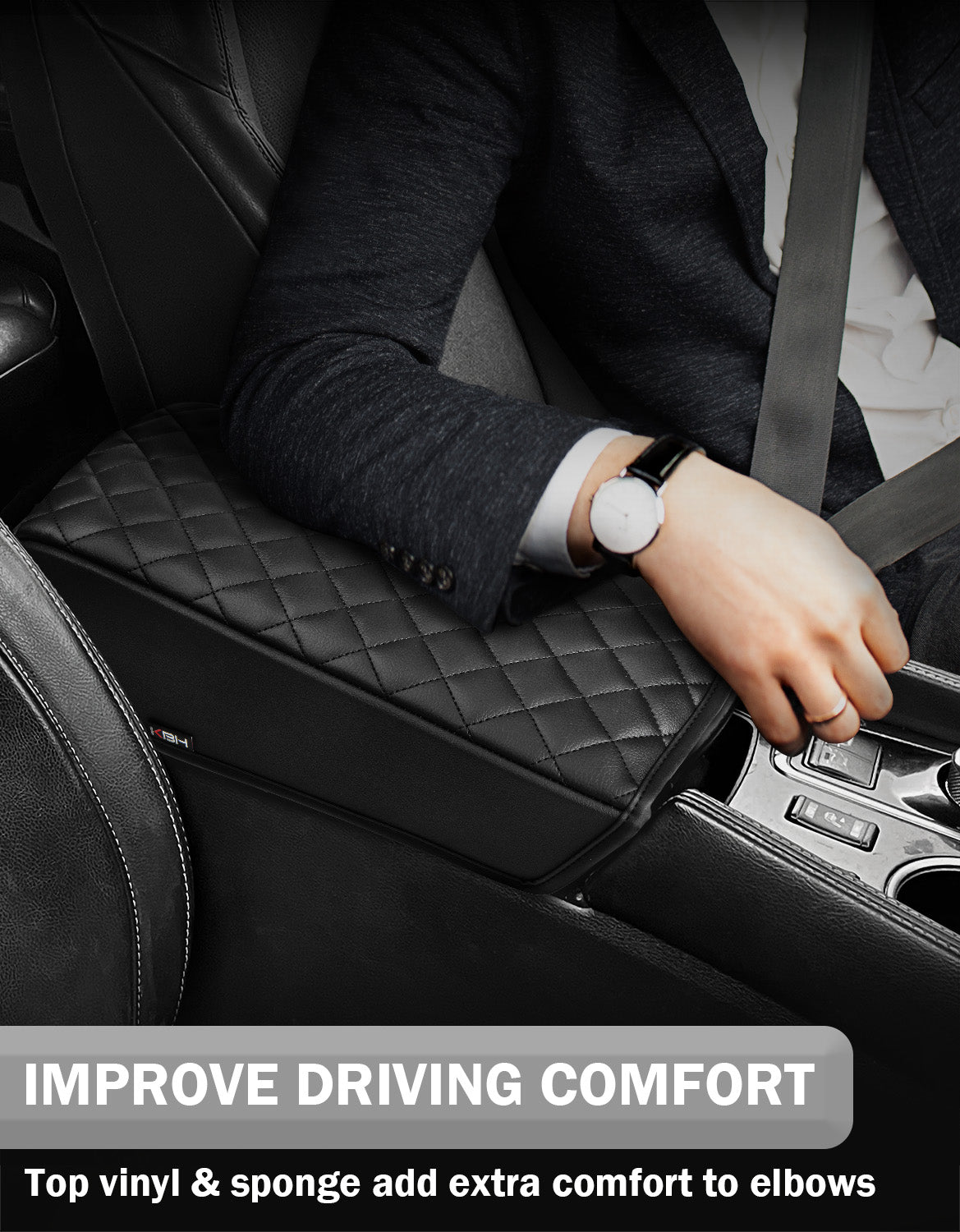 KBH Center Console Armrest Cover Pad for Nissan Maxima 2016-2024