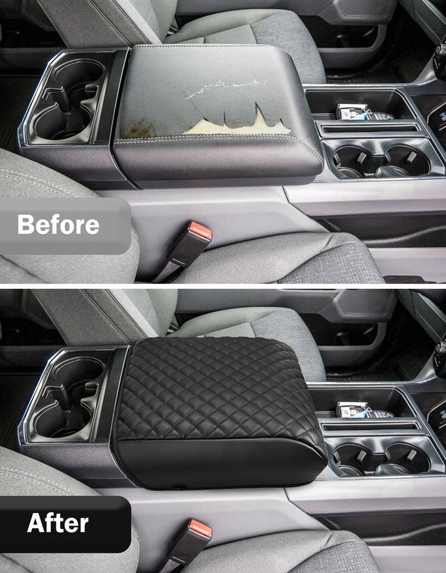 KBH Center Console Armrest Cover Pad for Bucket Seat 2021-2025 Ford F-150