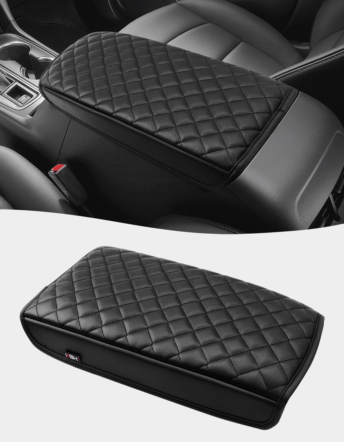 KBH Center Console Armrest Cover Cushion Pad Protector for 2018-2024 Chevy Equinox,2018-2024 GMC Terrain